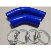 Патрубки радиатора силикон (2шт+4 хомута) (МТЗ)